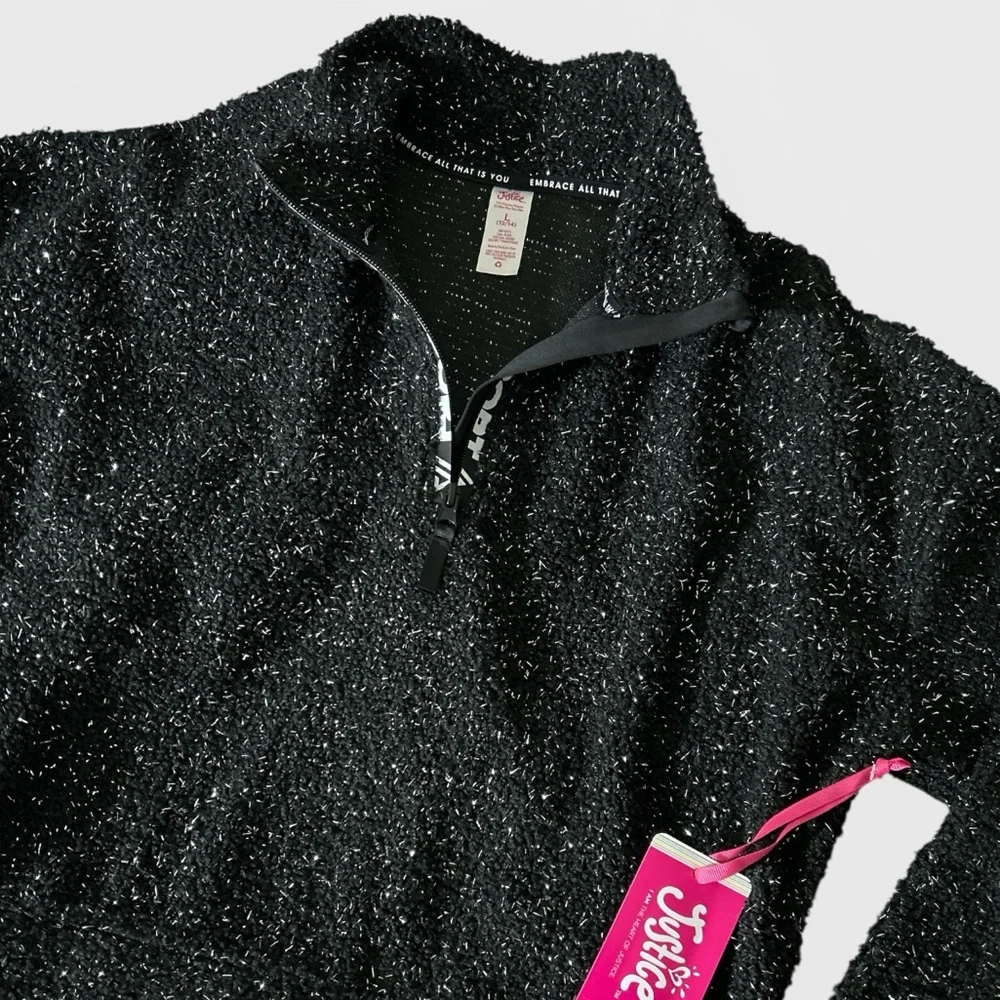 NWT Justice & Wonder nation 3 Pc Sweater Hoodie wide leg jeans bundle 12/14 L/XL